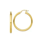 Choices of Gold or Silver Hoop Earrings