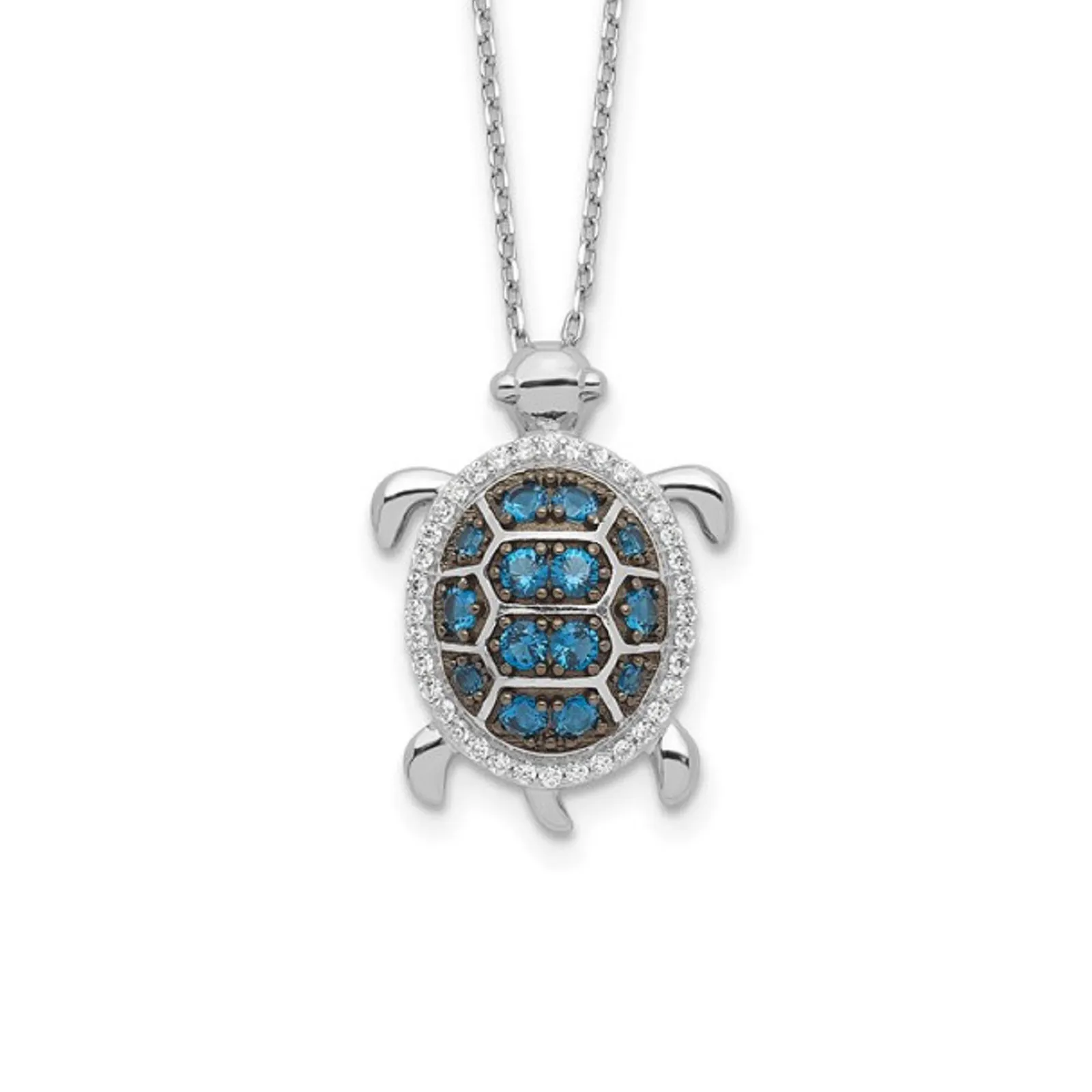 Sterling-Silver-Crystal-Turtle-Necklace-Image