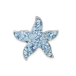 Sterling Silver Crystal Star Fish Pendant